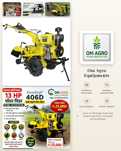 Om Agro Equipments specializes in agricultural engineering, providing reliable power weeders like… post image