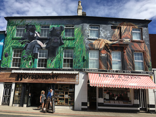 Pair of Moody Cows Mural by Paul Curtis - Thumbnail