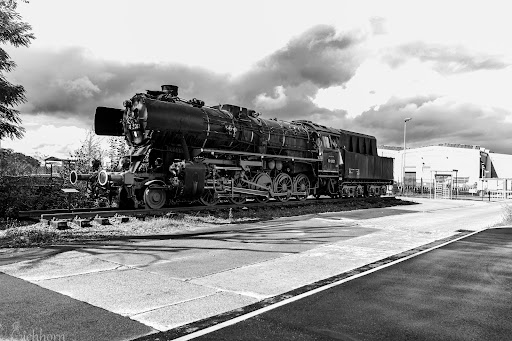 Alte Dampflokomotive. Gallery - Germany