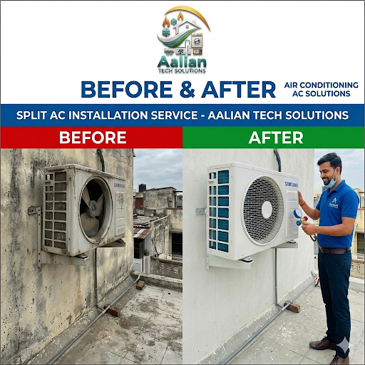 ​❄️ Professional AC Installation & Service - Aalian Tech Solutions ❄️ post image