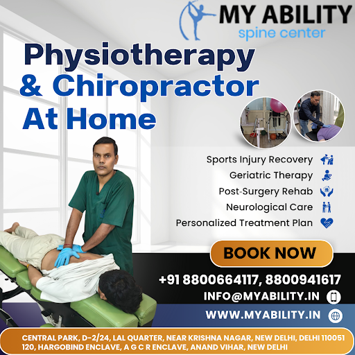 Myability Spine specialize in at-home physiotherapy and chiropractic care designed to restore you…