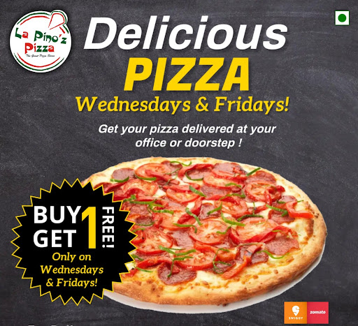 La Pino'z Pizza Pratap Nagar Jaipur
 
  𝑷𝒊𝒛𝒛𝒂 𝑻𝒉𝒆 𝑮