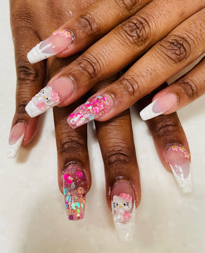 Benitoite Nails - Visual