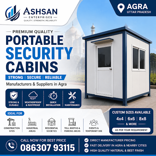 🔐 High-Quality Portable Security Cabins – Strong, Secure & Ready to Use