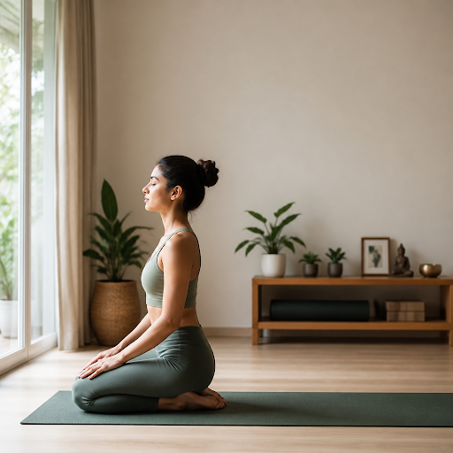 Struggling to stay consistent with home practice? SHREE YOGA in Brookefield, Bengaluru helps you… post image