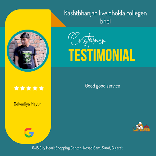 Delvadiya raves about Kashtbhanjan live dhokla collegen bhel in Surat, praising their exceptional… post image
