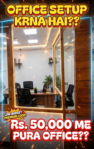Office Setup Karna Hai?? Dekho Kaise Banaya Low Budget Me Professional Cabin! 👇 post image
