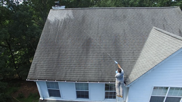 View of Chesapeake Roof Cleaning in  - Best Pressure Washing Service nearby.