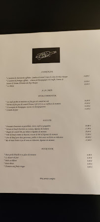 Menu Lard et Bouchon Page 3