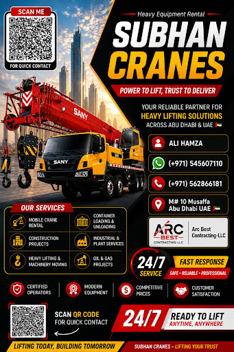 🏗️ Professional Mobile Crane Rental Services in Abu Dhabi post image