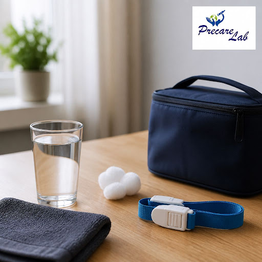 Getting ready for a home blood test doesn’t have to be stressful. At Precare lab, Sector 86, Guru… post image