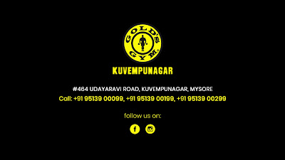 GOLD'S GYM KUVEMPUNAGAR – By owner in Mysuru, Karnataka