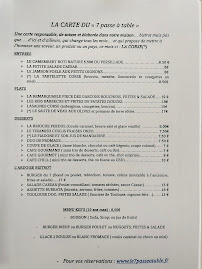 Menu Le 7 passe à table. Restaurant & Bar a vin Page 8