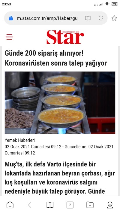 varto beyran sofrası