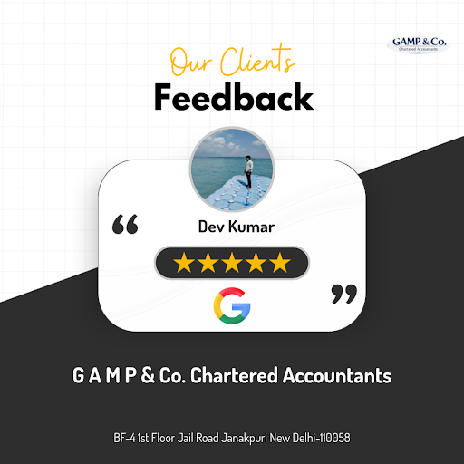 Dev Kumar's exceptional experience with G A M P & Co. Chartered Accountants in New Delhi! He rave… post image
