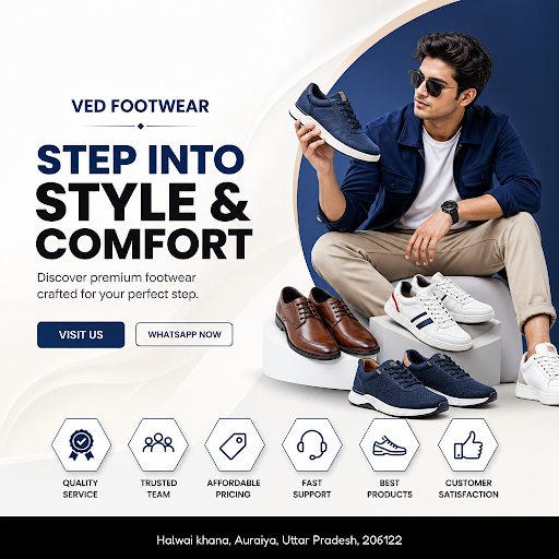 Explore a wide selection of high-quality footwear at VED FOOTWEAR, including stylish and durable… post image