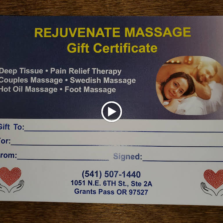 Rejuvenate Massage Massage Therapist In Grants Pass