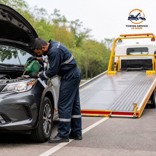 Filled the wrong fuel by mistake or stuck with a breakdown in the middle of traffic? Towing Servi… post image