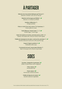 Menu Chez Yvette Page 4