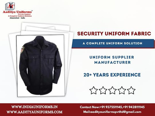 Security Uniform Fabric Available At Aaditya Uniforms post image