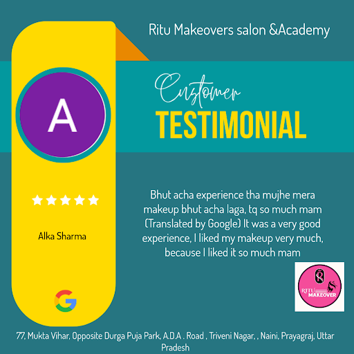 Alka was thrilled with the impeccable service at Ritu Makeover Professional Salon & Academy in Pr…