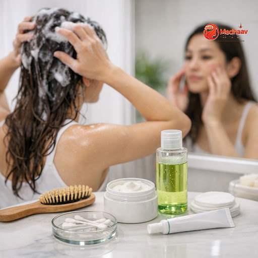 Struggling with constant pimples, greasy T-zone or oily scalp that leads to dandruff and hair fal…