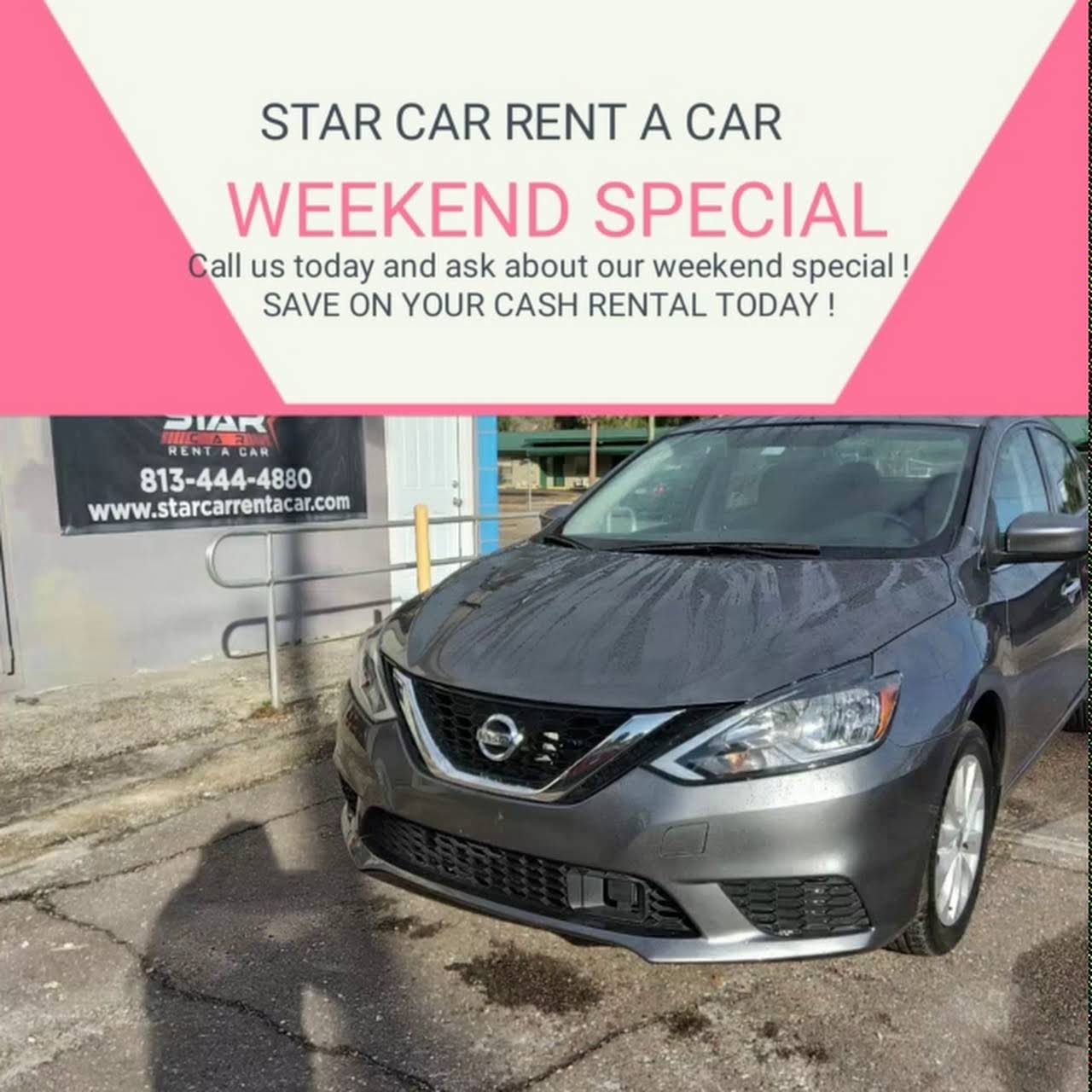 STARCAR RENT A CAR Crytpo &amp; Cash Car Rental Agency TAMPA