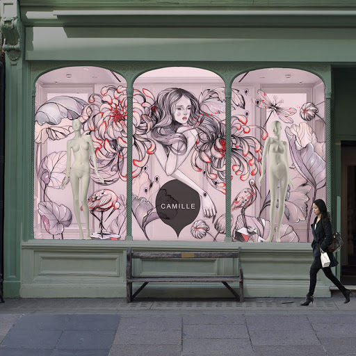 Freelance illustrator Kunstenaar Marjolein Caljouw Logo