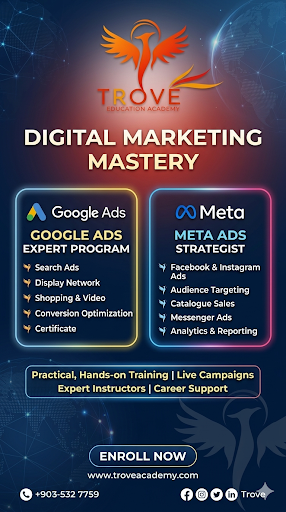 Learn the most in-demand digital skills with practical training at Trove Education Academy.!!!! post image