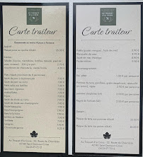 Menu Au Troquet d'la Coise Page 1