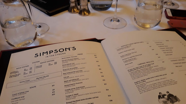 Simpson's in the Strand Phone number