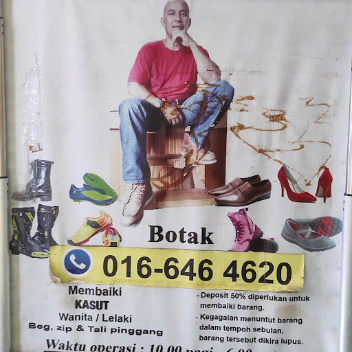 tukang baiki kasut botak taman suntex (tingkat atas multicare farmasi)