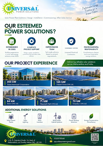 Pl contact for Expert Opinion and Services & installations of  Solar Power Plants