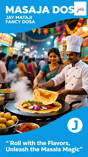Craving the authentic taste of Gujarat? Experience the magic of Masala Dosa at Jay Mataji Fancy D… post image