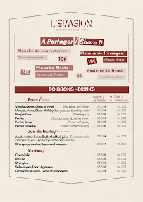 Menu Café l'Évasion Page 5