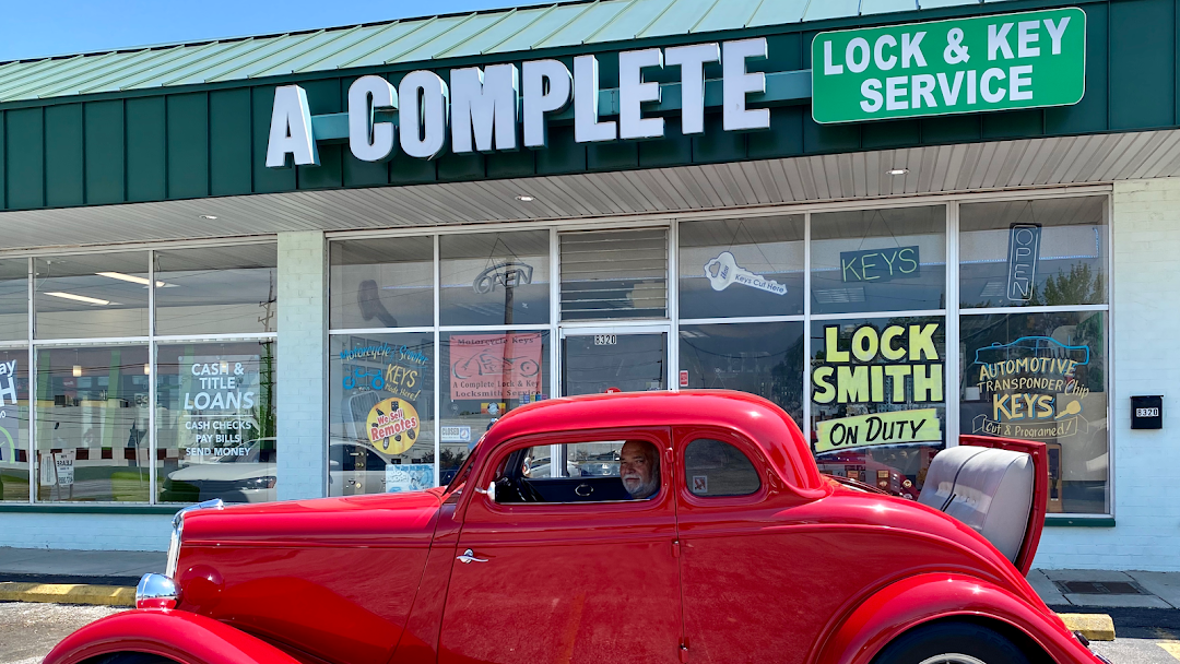 Lock & key service