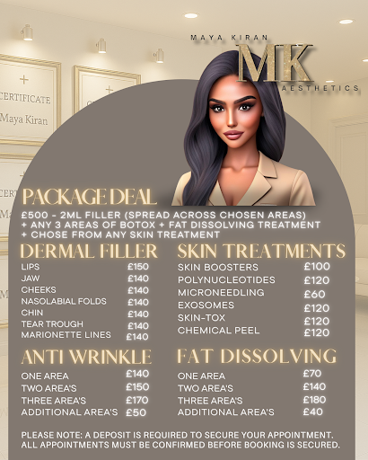 Maya Kiran Aesthetics | Mobile & In-Clinic Treatments Derby, Nottingham & Sheffield