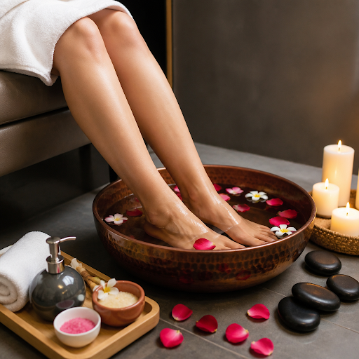 Give your tired feet the care they deserve with a deeply relaxing pedicure and foot spa ritual at… post image