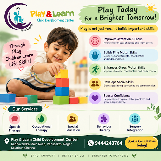 🌈 Play Today for a Brighter Tomorrow! | Child Development in Kolathur, Chennai post image