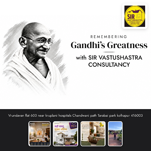 Celebrate Gandhi Jayanti with SIR VASTUSHASTRA CONSULTANCY, offering Vastu-based solutions for en… post image