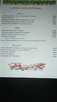 Menu La Goule Benèze Page 1