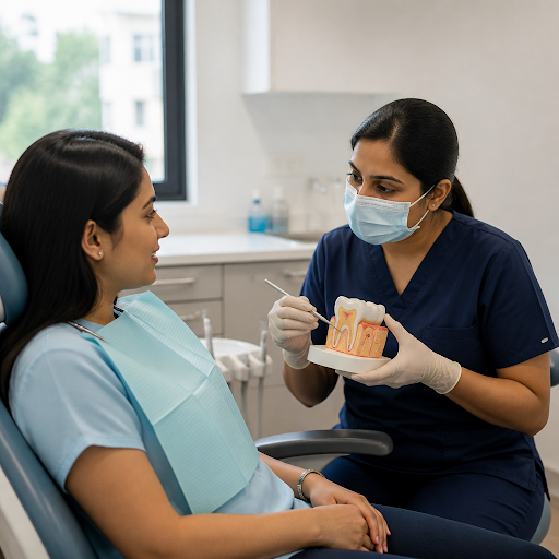 Feeling nervous before a dental visit is very common, but at Waman Dental Clinic in Kalwa, we bel… post image