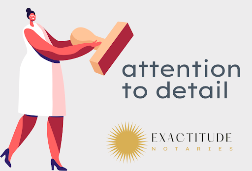 Exactitude Notaries - Visual