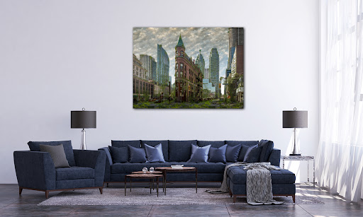 Rand-Photoart - Wandbilder Leinwandbilder mit spezialeffekte - Thumbnail