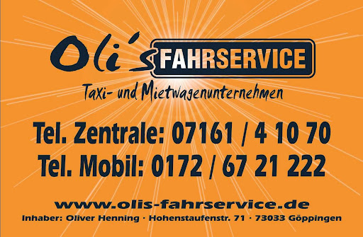 Oli's Fahrservice, Taxi- und Mietwagenunternehmen - Oliver Henning Gallery - Germany
