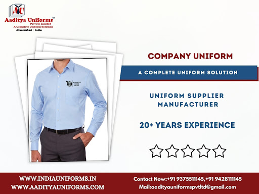 Company Uniform Available At Aaditya Uniforms