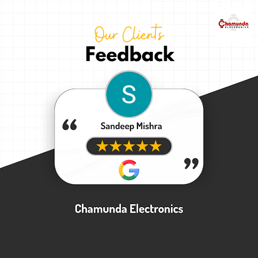 Sandeep, a delighted customer, gives a 5-star review to Chamunda Electronics, the best watch shop… post image