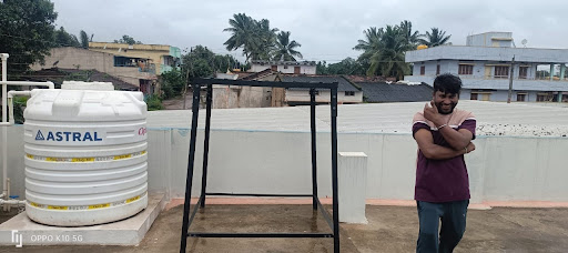 Solar water heater purpose over head stand available.500 litres tank capacity
