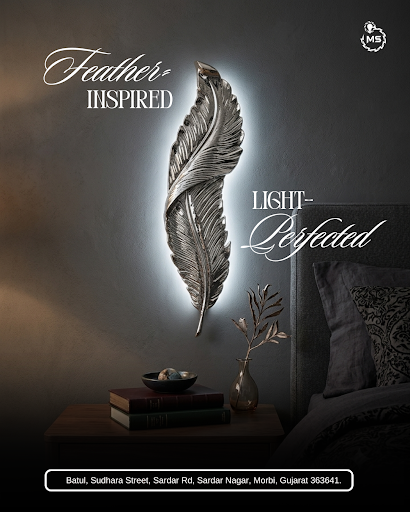 Inspired by the elegance of a feather, designed to transform your walls. 🪶✨ post image