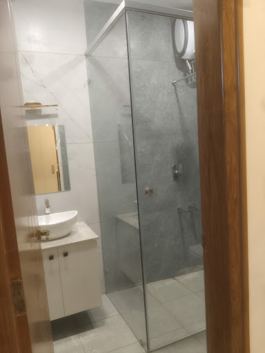 Bathroom shower partition post image